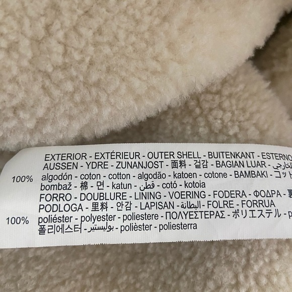 Zara Shearling Lined Button Snap Aviator - Picture 9 of 9